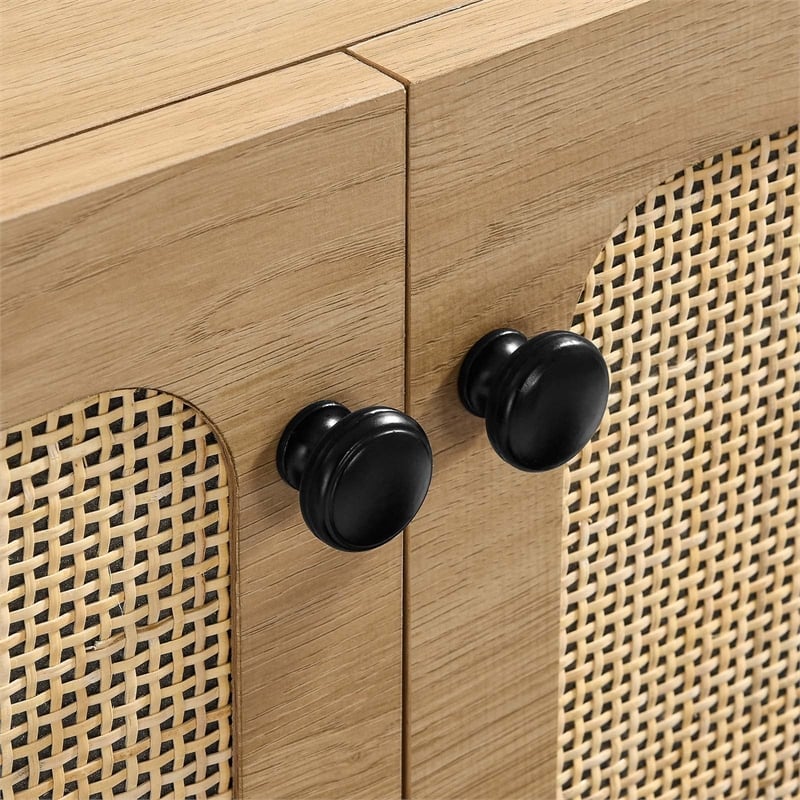 Modway Chaucer Particleboard and Laminate Accent Cabinet in Oak