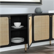 Modway Chaucer Particleboard and Laminate Sideboard in Black