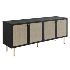 Modway Chaucer Particleboard and Laminate Sideboard in Black
