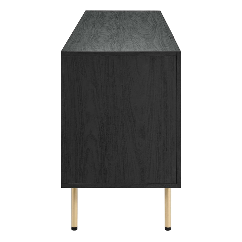 Modway Chaucer Particleboard and Laminate Sideboard in Black