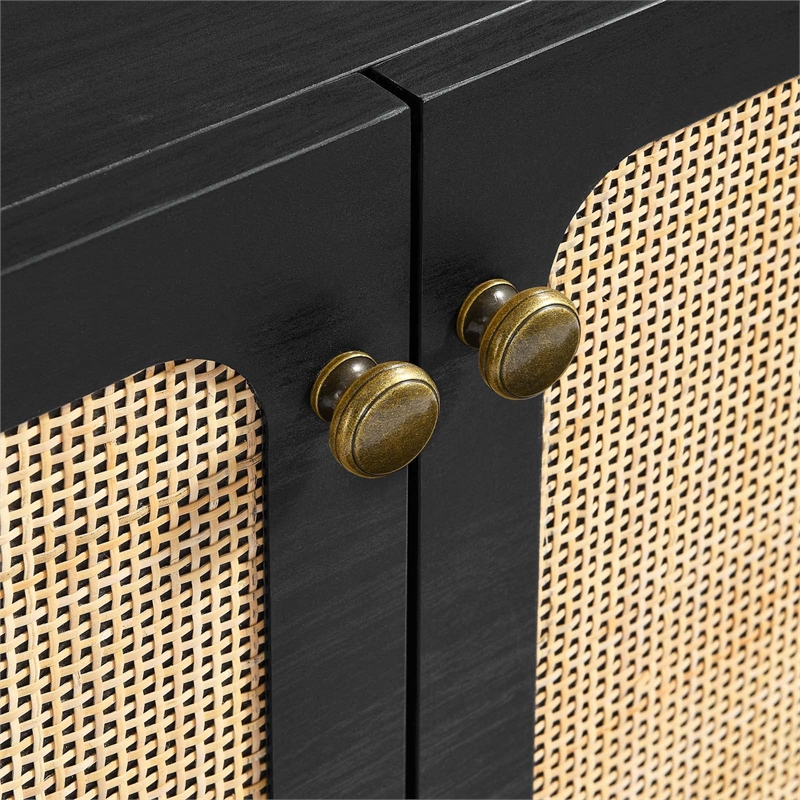 Modway Chaucer Particleboard and Laminate Sideboard in Black