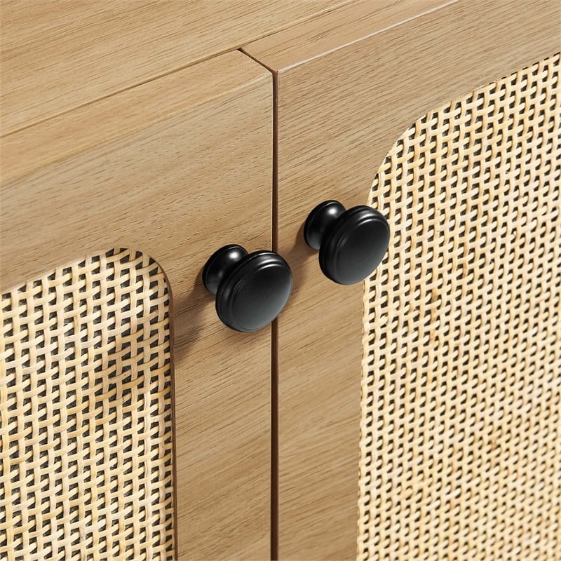 Modway Chaucer Modern Style Particleboard and Laminate Sideboard in Oak