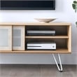 Modway Nomad Modern Wood Grain Laminate TV Stand for TVs up to 52