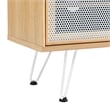 Modway Nomad Modern Wood Grain Laminate TV Stand for TVs up to 52