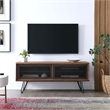 Modway Nomad Modern Wood Grain Laminate TV Stand for TVs up to 52