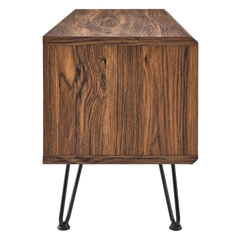 Modway Nomad Modern Wood Grain Laminate TV Stand for TVs up to 52