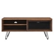 Modway Nomad Modern Wood Grain Laminate TV Stand for TVs up to 52