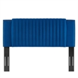 Modway Felicity Channel Tufted Velvet King/California King Headboard in Navy