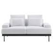 Modway Proximity Upholstered Polyester Fabric Loveseat in White