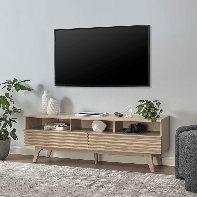 Modway Render Particleboard and Laminate TV Stand for TVs up to 66