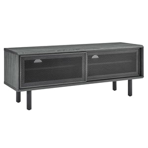 Modway Kurtis MDF and Particleboard TV Stand for TVs up to 52&quot in Charcoal