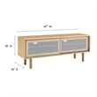 Modway Kurtis Modern MDF and Particleboard TV Stand for TVs up to 52