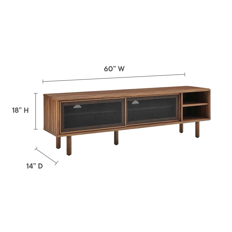 Modway Kurtis Modern MDF and Particleboard TV Stand for TVs up to 65