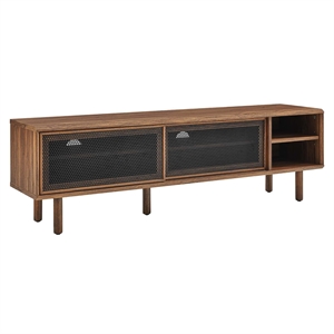 Modway Kurtis Modern MDF and Particleboard TV Stand for TVs up to 65&quot in Walnut