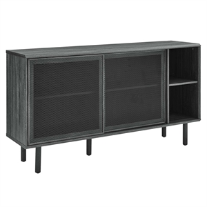 Modway Kurtis 59&quot MDF and Particleboard Sideboard in Charcoal