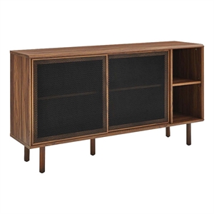 Modway Kurtis 59&quot Modern Style MDF and Particleboard Sideboard in Walnut