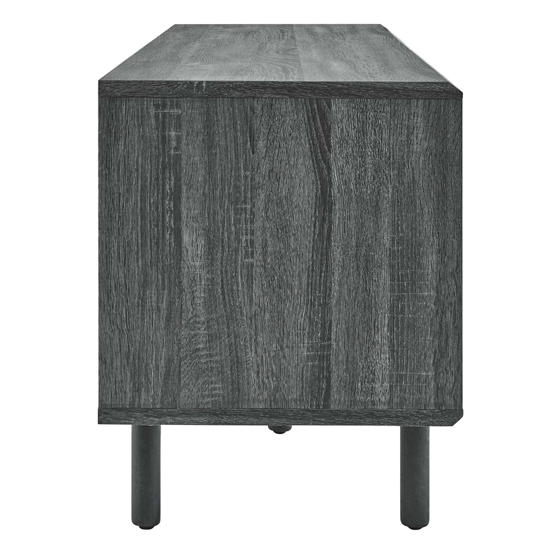 Modway Kurtis MDF Particleboard TV and Record Stand for TVs up to 65