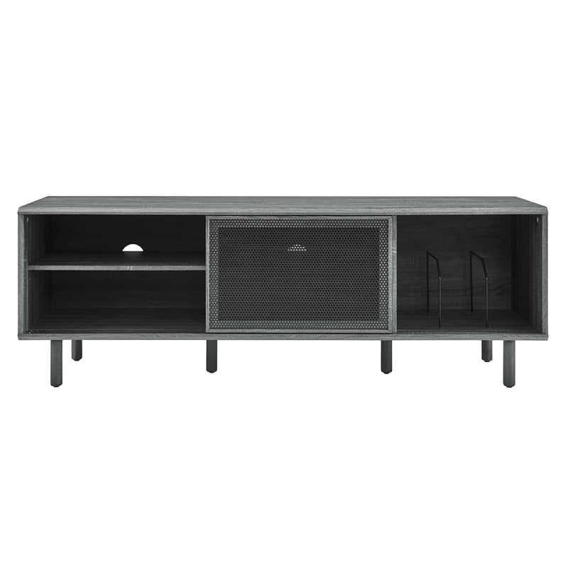 Modway Kurtis MDF Particleboard TV and Record Stand for TVs up to 65