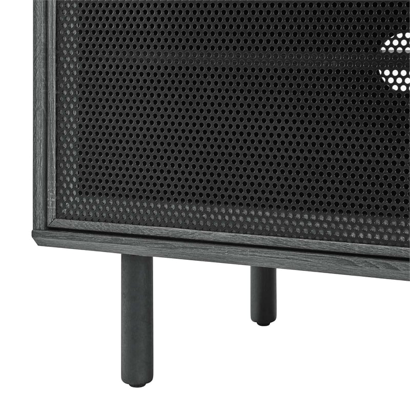 Modway Kurtis MDF Particleboard TV and Record Stand for TVs up to 65