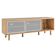 Modway Kurtis MDF Particleboard TV and Record Stand for TVs up to 65