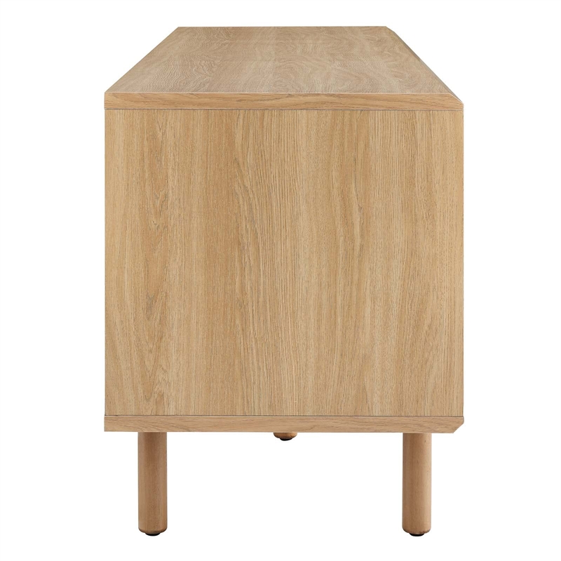 Modway Kurtis MDF Particleboard TV and Record Stand for TVs up to 65