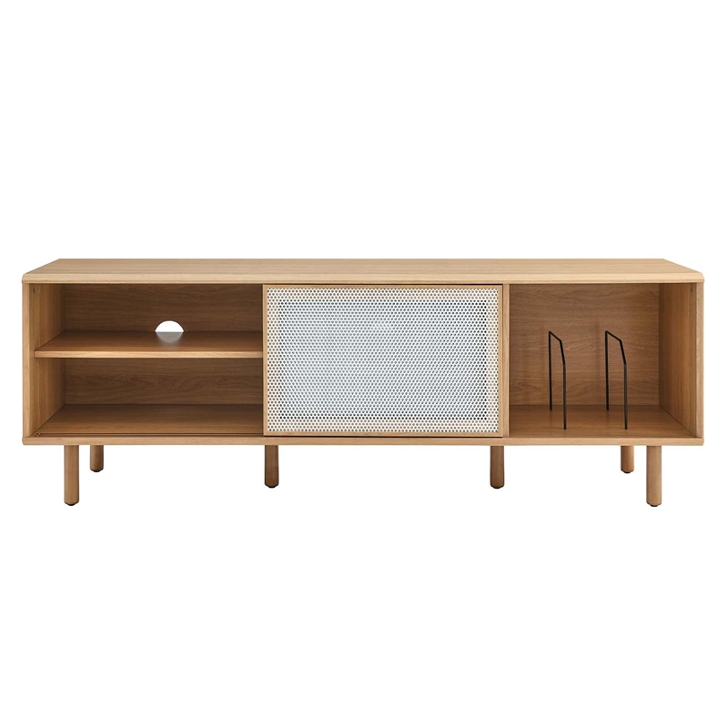 Modway Kurtis MDF Particleboard TV and Record Stand for TVs up to 65