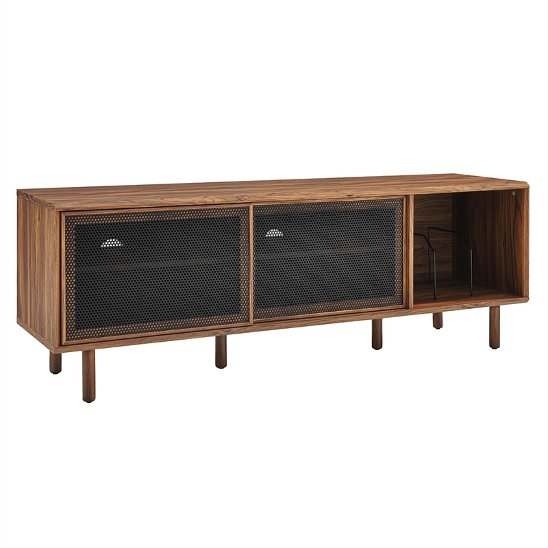 Modway Kurtis MDF Particleboard TV and Record Stand for TVs up to 65