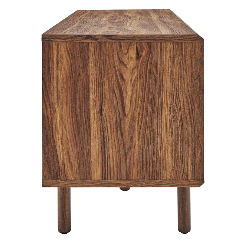 Modway Kurtis MDF Particleboard TV and Record Stand for TVs up to 65