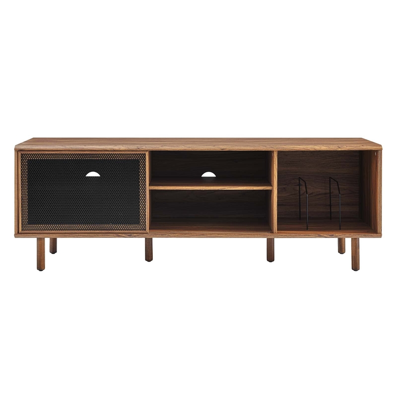 Modway Kurtis MDF Particleboard TV and Record Stand for TVs up to 65