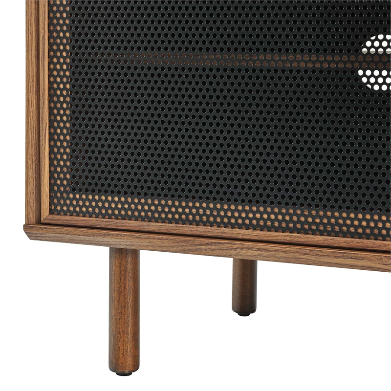 Modway Kurtis MDF Particleboard TV and Record Stand for TVs up to 65