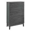 Modway Render 5-Drawer Modern Particleboard Wood Dresser Chest in Charcoal