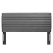 Modway Tranquil Modern Performance Velvet Full/Queen Headboard in Gray