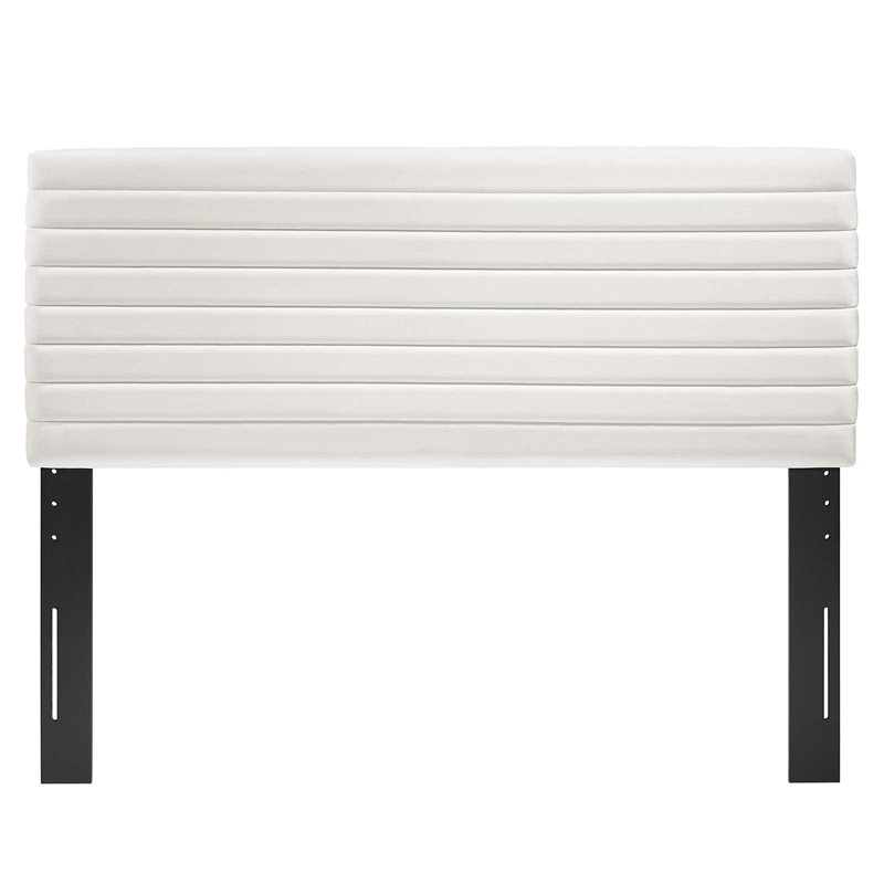 Modway Tranquil Performance Velvet Full/Queen Headboard in White