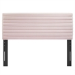 Modway Tranquil Performance Velvet King/California King Headboard in Pink