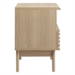 Modway Render Modern Particleboard Wood Nightstand - Oak Finish