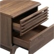 Modway Render Modern Particleboard Wood Nightstand in Walnut Finish