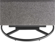 Modway Etta Upholstered Polyester Fabric Lounge Chair in Light Gray