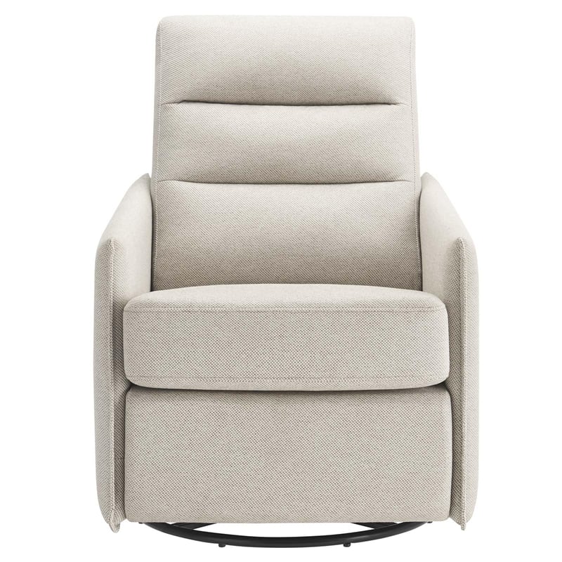 Modway Etta Upholstered Polyester Fabric Lounge Chair in Oatmeal