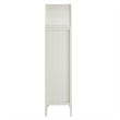 Modway Nolan Wood Tall Storage Display Cabinet in White and Oak