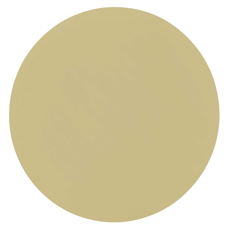 Modway Lyric Round Side Table in White Brass