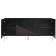 Modway Alchemist Wood & Metal Storage Cabinet Sideboard in Black/Gold