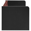 Modway Kinetic Wall-Mount Modern Wood Shelf in Black and Cherry