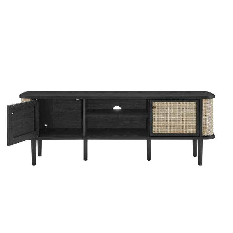 Modway Miramar 1-Shelf Wood TV Stand for TVs up to 65