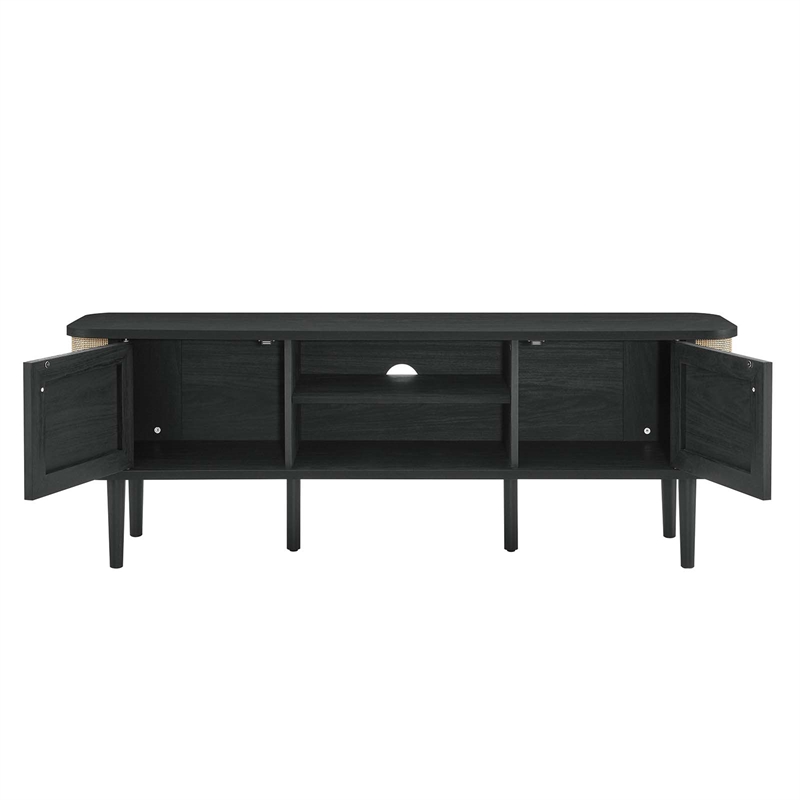 Modway Miramar 1-Shelf Wood TV Stand for TVs up to 65