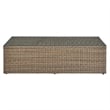 Modway Convene Outdoor 4-Piece Synthetic Rattan Furniture Set in White