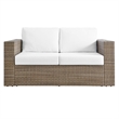 Modway Convene Outdoor 5-Piece Synthetic Rattan Furniture Set in White