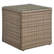 Modway Convene Outdoor 5-Piece Synthetic Rattan Furniture Set in White