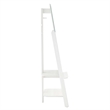 Modway Ascend Modern Wood Standing Mirror with Open Shelves in White