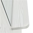 Modway Ascend Modern Wood Standing Mirror with Open Shelves in White