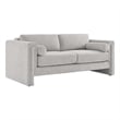 Modway Visible Upholstered Modern Polyester Fabric Sofa in Light Gray
